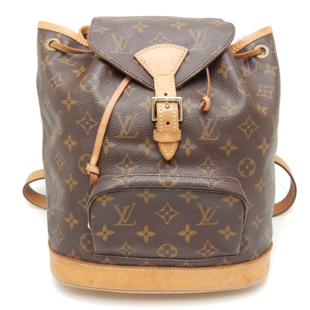 Louis Vuitton Monogram Montsuri MM Backpack Brown